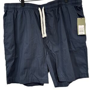 Goodfellow & Co Pull-On Shorts Navy Blue‎ Cotton Blend 7" Inseam XL
